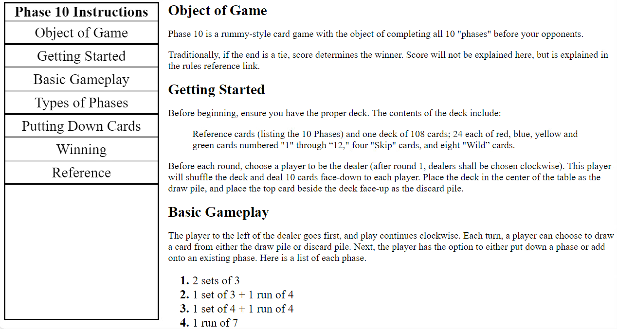 Phase 10 Technical Document Practice (HTML + CSS)